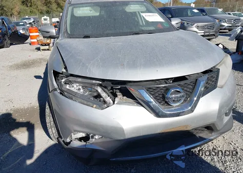 2016 Nissan Rogue Sv из США, поврежденный, VIN KNMAT2MV3GP607654